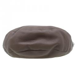 Mulberry Brown Grained Leather Daria Shoulder Bag