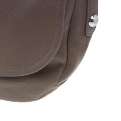 Mulberry Brown Grained Leather Daria Shoulder Bag
