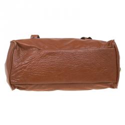 Pre Owned Mulberry Brown Leather Oversized Alexa Satchel Bag