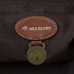 Pre Owned Mulberry Brown Leather Oversized Alexa Satchel Bag