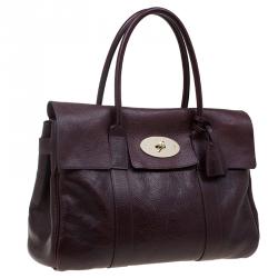 Pre Owned Mulberry Brown Leather Bayswater Satchel