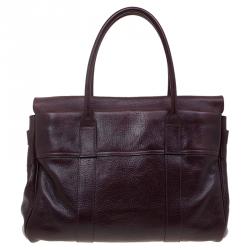 Pre Owned Mulberry Brown Leather Bayswater Satchel