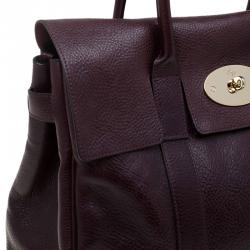 Pre Owned Mulberry Brown Leather Bayswater Satchel