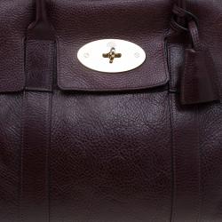 Pre Owned Mulberry Brown Leather Bayswater Satchel