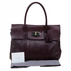 Pre Owned Mulberry Brown Leather Bayswater Satchel