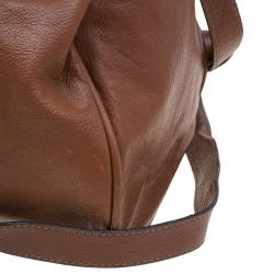 Pre Owned Mulberry Brown Leather Oversized Alexa Satchel