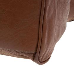 Pre Owned Mulberry Brown Leather Oversized Alexa Satchel