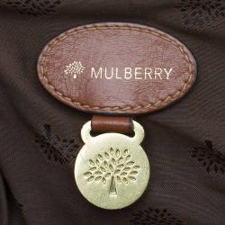 Pre Owned Mulberry Brown Leather Oversized Alexa Satchel