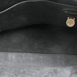 Pre Owned Mulberry Black Leather Piccadilly Travel Bag