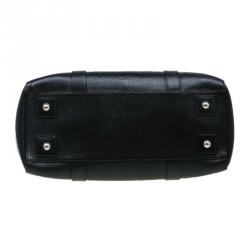 Pre Owned Mulberry Black Leather Bayswater Double Zip Tote