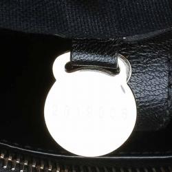 Pre Owned Mulberry Black Leather Bayswater Double Zip Tote