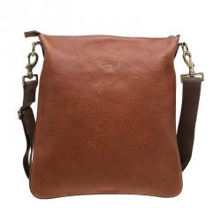 Mulberry Brown Leather Seth Messenger Bag