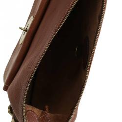 Mulberry Brown Leather Seth Messenger Bag