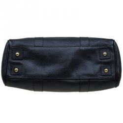 Pre Owned Mulberry Black Leather Bayswater Satchel