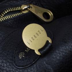 Pre Owned Mulberry Black Leather Bayswater Satchel