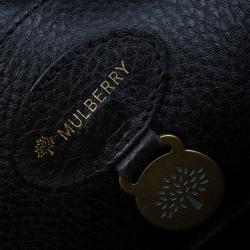 Pre Owned Mulberry Black Leather Bayswater Satchel