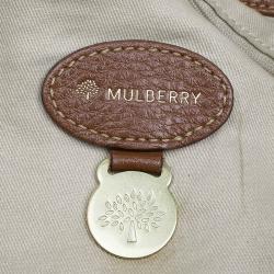 Mulberry Chocolate Brown Pebbled Leather Mitzy Hobo