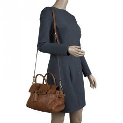 Mulberry Brown Leather Small Bayswater Satchel