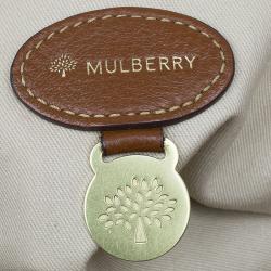 Mulberry Chocolate Brown Pebbled Leather Mitzy Hobo
