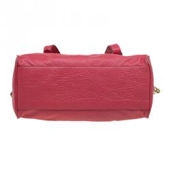 Mulberry Red Leather Oversized Alexa Satchel