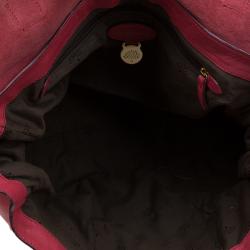 Mulberry Red Leather Oversized Alexa Satchel