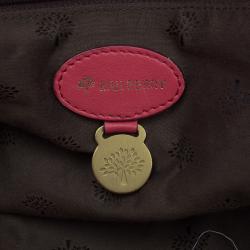 Mulberry Red Leather Oversized Alexa Satchel