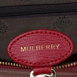 Mulberry Red Leather Del Rey Satchel