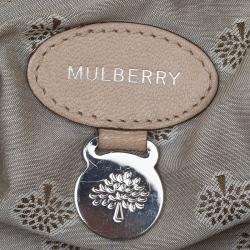 Pre Owned Mulberry Beige Leather Postmans Lock Satchel