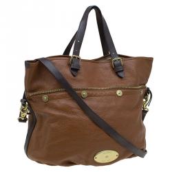 Pre Owned Mulberry Brown Leather Mitzy Hobo