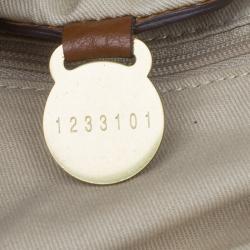 Pre Owned Mulberry Brown Leather Mitzy Hobo