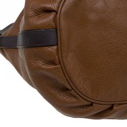 Pre Owned Mulberry Brown Leather Mitzy Hobo