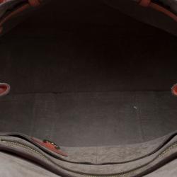 Pre Owned Mulberry Orange Leather Bayswater Satchel