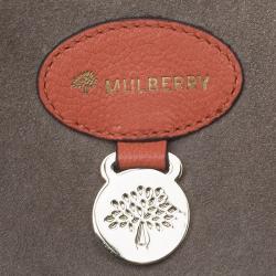 Pre Owned Mulberry Orange Leather Bayswater Satchel