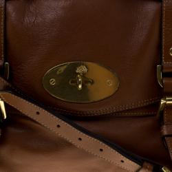 Pre Owned Mulberry Brown Leather Alexa Shoulder Bag