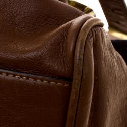 Pre Owned Mulberry Brown Leather Alexa Shoulder Bag