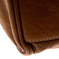 Pre Owned Mulberry Brown Leather Alexa Shoulder Bag