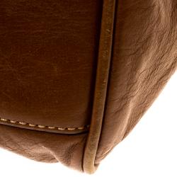 Pre Owned Mulberry Brown Leather Alexa Shoulder Bag