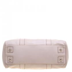 Pre Owned Mulberry Beige Leather Bayswater Satchel