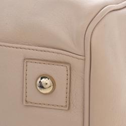 Pre Owned Mulberry Beige Leather Bayswater Satchel