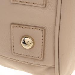 Pre Owned Mulberry Beige Leather Bayswater Satchel