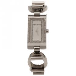 Pre Owned Nina Ricci Silver Stainless Steel Women's Wristwatch 16MM