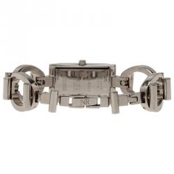 Pre Owned Nina Ricci Silver Stainless Steel Women's Wristwatch 16MM