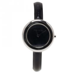 Pre Owned Nina Ricci Black Stainless Steel Classic Women's Wristwatch 25MM
