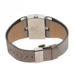 Pre Owned Nina Ricci Silver Stainless Steel N027.12 Women's Wristwatch 37MM