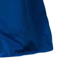 Pre Owned Notte By Marchesa Blue Embellished Gown L