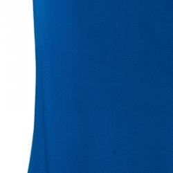 Pre Owned Notte By Marchesa Blue Embellished Gown L