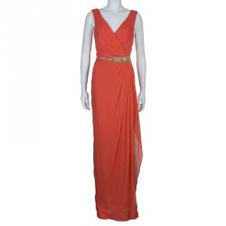 Pre Owned فستان نوتي باي ماركيزا ماكسي مزخرف بلا أكمام