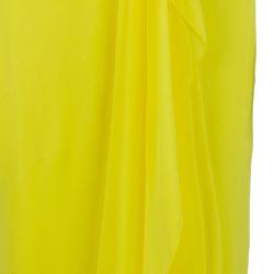 مملوكة مسبقًا Notte by Marchesa Strapless Silk Chiffon Gown XS