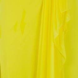 مملوكة مسبقًا Notte by Marchesa Strapless Silk Chiffon Gown XS