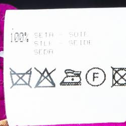 Pre Owned توب ماركيزا كتف ساقط نوتي كريمي وجليتر L